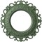 Ekena Millwork Orrington Ceiling Medallion (Canopies up to 6 5/8"), 13 1/4"OD x 6 5/8"ID x 1 1/8"P, Athenian Green CM13ORAGF - alternate 1